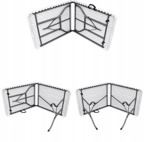Stół Maxx Garden tworzywo sztuczne prostokątny 180 x 70 cm