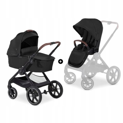 Wózek spacerowy hauck 2w1 z gumowymi oponami Walk N Care Set do 22 kg