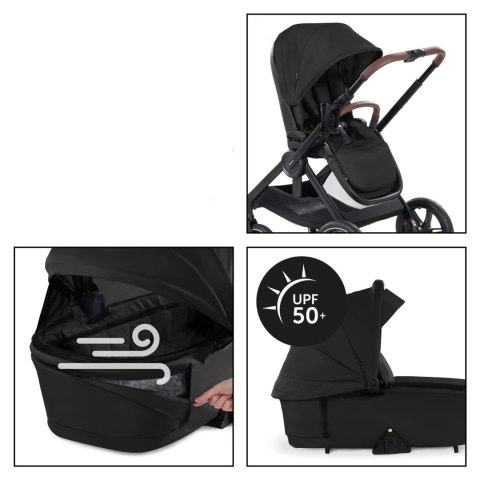 Wózek spacerowy hauck 2w1 z gumowymi oponami Walk N Care Set do 22 kg