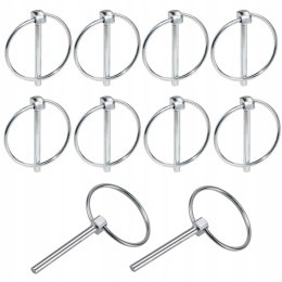 Zawleczka 4,5 mm x 40 mm Zatyczka Uniwersalna 10 szt.