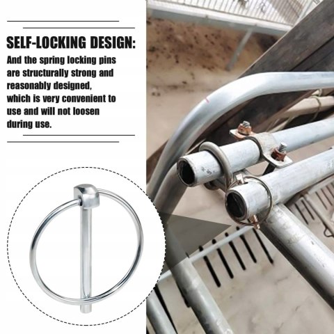 Zawleczka 4,5 mm x 40 mm Zatyczka Uniwersalna 10 szt.