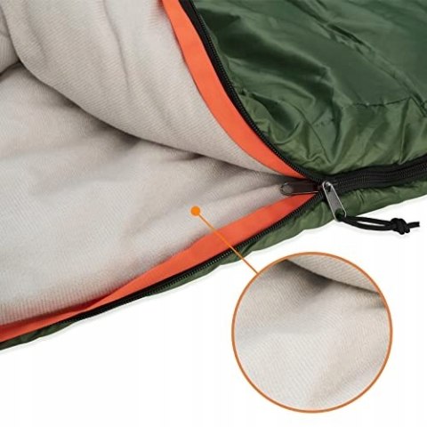 AMAZON BASICS Śpiwór 221 x 150 cm