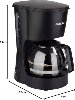 Ekspres przelewowy do kawy KORONA 0,6L 600 W