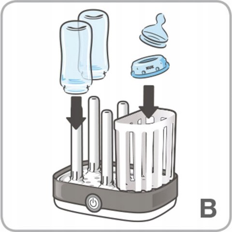 NUK Vario Express Duży Sterylizator