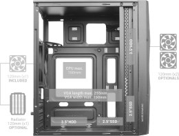 Obudowa MicroATX Mars Gaming MC-1500