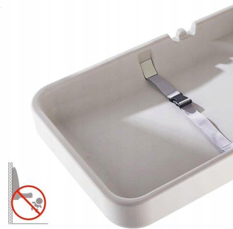 Przewijak sztywny modunful 86x55cm szary