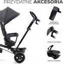 ROWEREK TRÓJKOŁOWY KinderKraft obrotowy AVEO Grey
