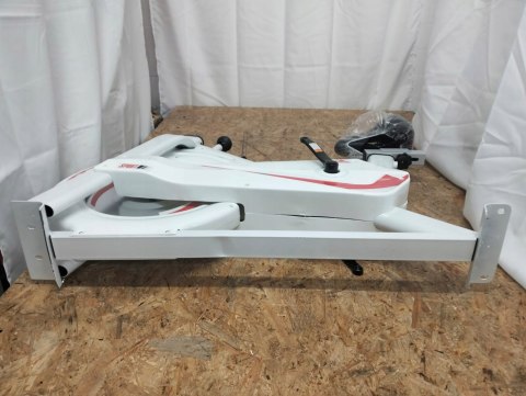 Rower treningowy EVOLAND z 8-poziomową regulacją oporu, biały