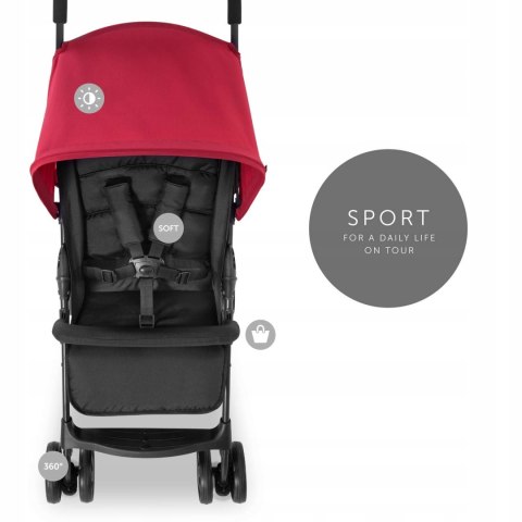 Wózek spacerowy Hauck Sport black/red