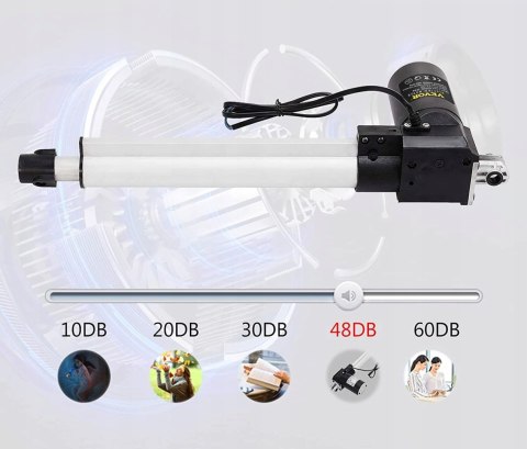 Happybuy DC 12V 12 Cal siłowniki elektryczne