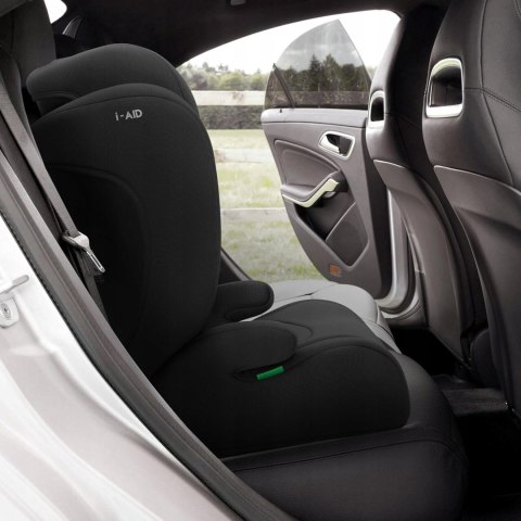 KikkaBoo i-Aid FOTELIK SAMOCHODOWY I-SIZE 15-36 KG 100-150 CM BLACK