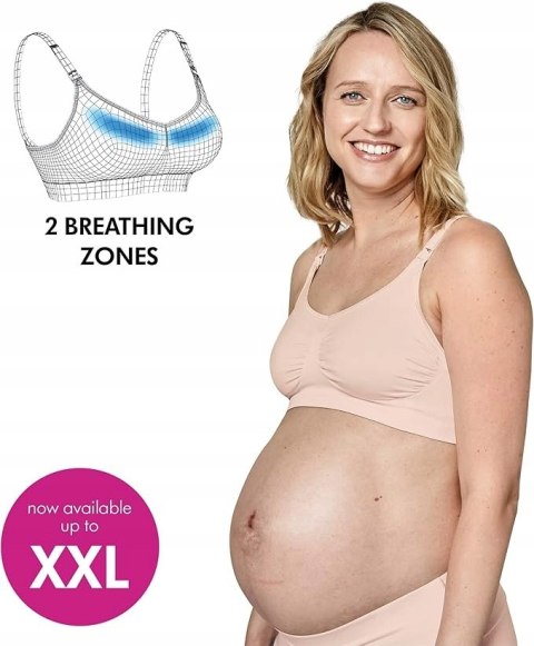 MEDELA Biustonosz ciążowy do karmienia bezszwowy XL