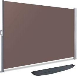 Markiza boczna VOUNOT 140 x 300 cm, brązowa