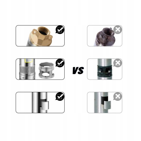 Pompa Zestaw Hydroforowy Vevor 1100 W 11400 l/h