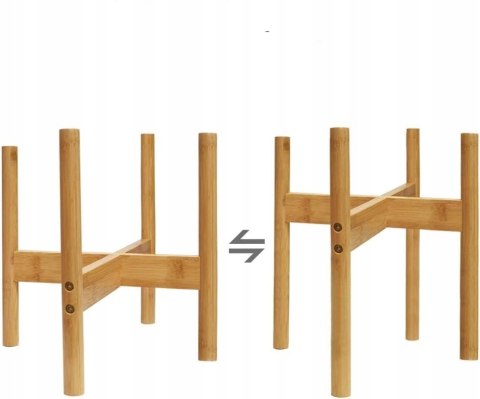 Qumeney nowoczesny drewniany stojak na rośliny domowe 1szt