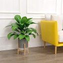 Qumeney nowoczesny drewniany stojak na rośliny domowe 1szt
