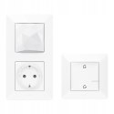 Włącznik Gniazdo Elektryczne ścienne Legrand biały