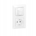 Włącznik Gniazdo Elektryczne ścienne Legrand biały