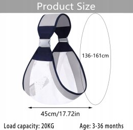 Nosidełko regulowane do noszenia dzieci oddychające siatka 3D
