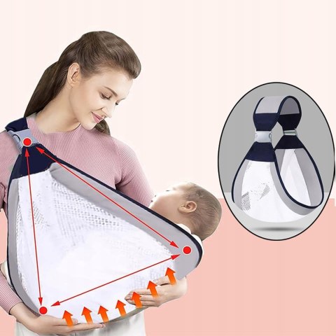 Nosidełko regulowane do noszenia dzieci oddychające siatka 3D