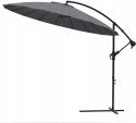 Parasol z wysięgnikiem Vounot szary 300 x 250cm