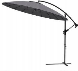 Parasol z wysięgnikiem Vounot szary 300 x 250cm