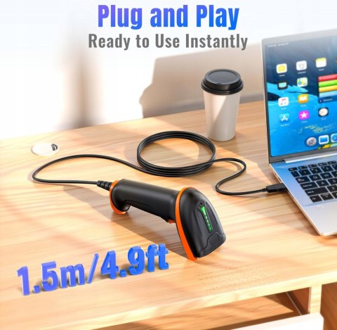 Przewodowy czytnik kodów 1D/2D Tera