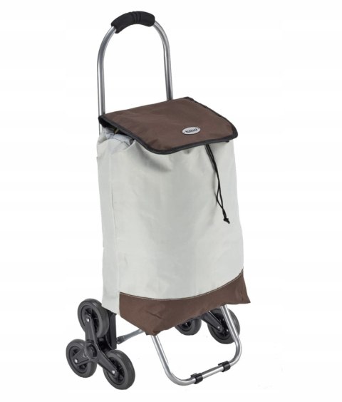 Wózek na zakupy Garden Friend beżowo-brązowy
