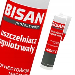 BISAN Uszczelniacz Ogniotrwały Kartusz 300 ml