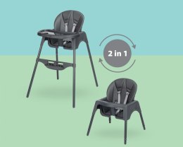 Bebeconfort Meely Plus Krzesełko do karmienia 2w1 GRAPHITE