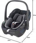 Fotelik Maxi-Cosi Pebble 360 0-13 kg Essential Graphite