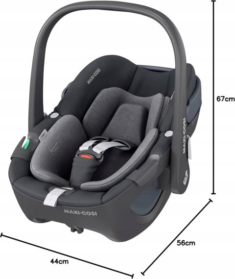 Fotelik Maxi-Cosi Pebble 360 0-13 kg Essential Graphite