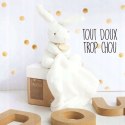 Doudou and Company - Doudou Lapin chusterze - White - Flower Box - 303