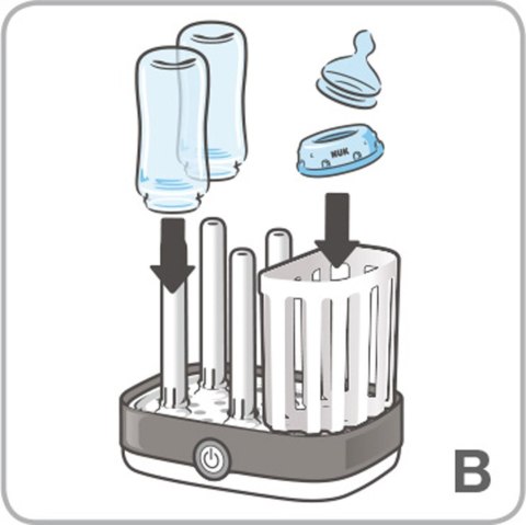 NUK Vario Express Duży Sterylizator
