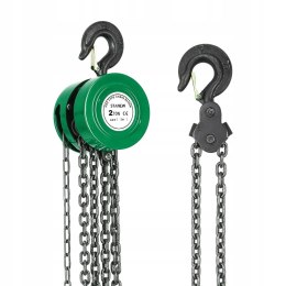 Ręczna wciągarka wyciągnik Universel Dewinner 1T, czerwony