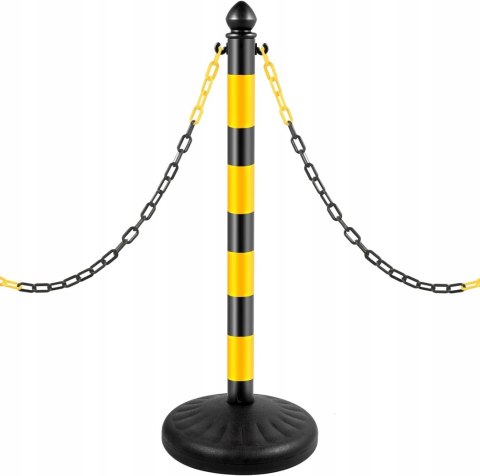 VEVOR Barierka Słupek plastikowy 4-częściowy