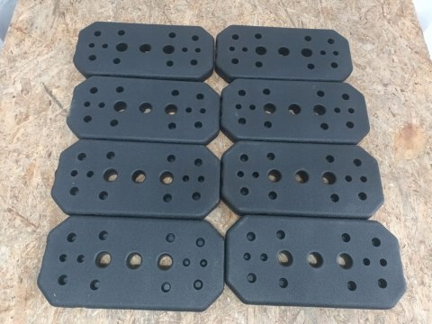 Zestaw 8x Obciążenie bitumiczne Obciążnik sztabka do atlasu 4,36 kg