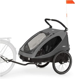 Hauck Przyczepa rowerowa 2w1 Buggy DRYK DUO grey
