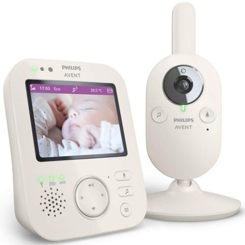 Philips Avent Niania elektroniczna video kołysanki lampka SCD891/26
