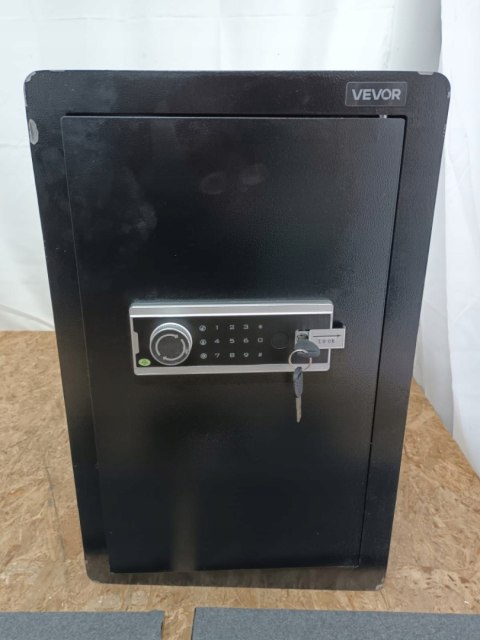 L555 VEVOR Sejf Jednodrzwiowy z kluczem i kodem 99L 40x35x63cm