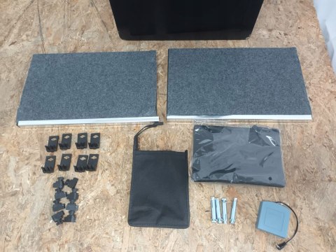 L555 VEVOR Sejf Jednodrzwiowy z kluczem i kodem 99L 40x35x63cm