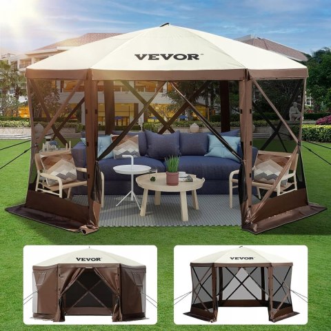 Pawilon Vevor 6 ścianek pop-up 1,80 x 3,6 x 2,3m
