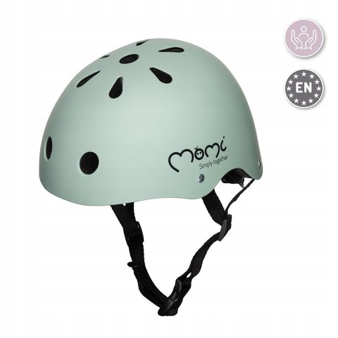 MoMi MIMI Kask Ochronny 48-55cm zielony