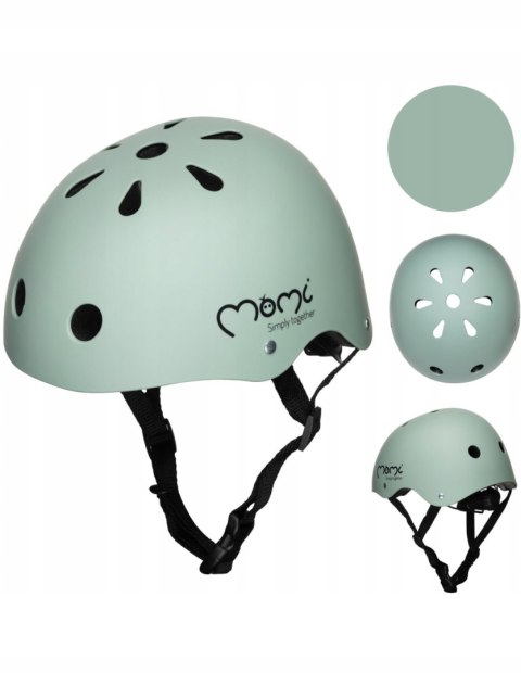 MoMi MIMI Kask Ochronny 48-55cm zielony