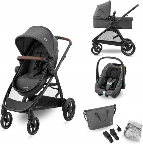 Wózek 3w1 Maxi Cosi ZELIA S TRIO Dark grey