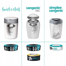 TOMMEE TIPPEE Twist 3szt WKŁADY na pieluchy TEC