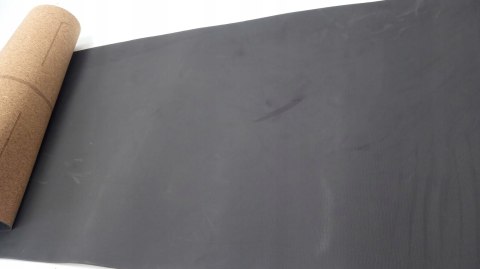 Mata do jogi fitness z korka 183 cm x 61 cm brązowy