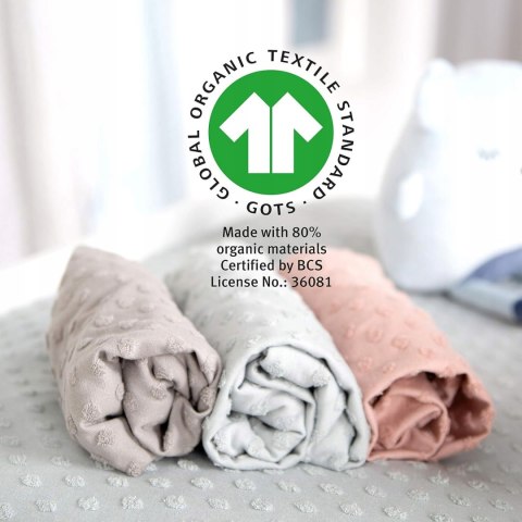 Pokrowiec na przewijak Roba szary 75 x 85 cm