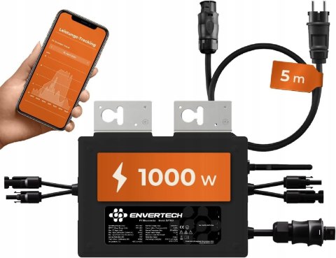 2 x JA SOLAR JAM66S30-505/MR Panel fotowoltaiczny + falownik EVT1000