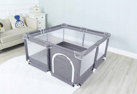Kojec dla dzieci Star Ibaby Oxford XL szary